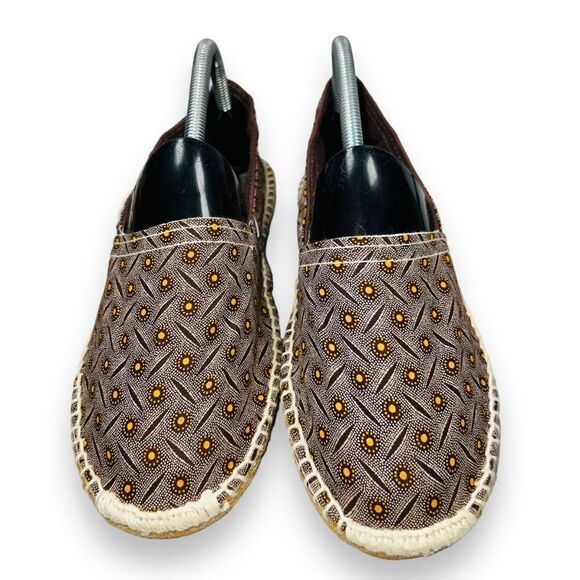 Cotheeka Natural Fiber Jute and Canvas Espadrilles Flats Brown Women's 8 - Picture 3 of 11